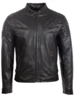 Ionic Black Leather Jacket