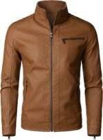 Brown Motorcycle Jacket