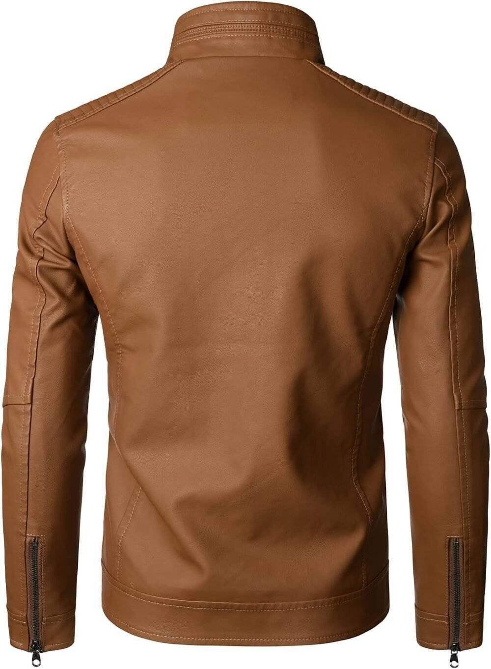 Brown Motorcycle Jacket