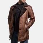 Faux Fur Leather Coat 2