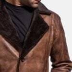 Faux Fur Leather Coat 3