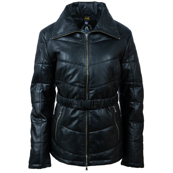 Faux Leather Coat Black
