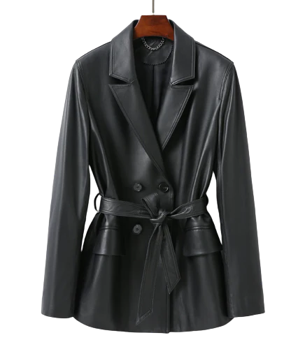 Faux Leather Womens Coats