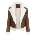 Fur Biker Jacket Womens