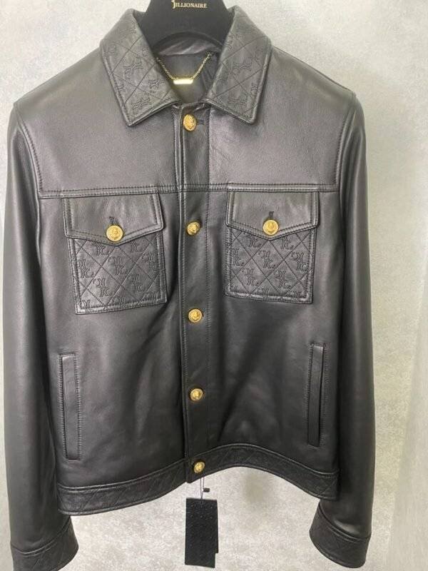 Genuine Leather Jacket Mens