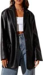 Ladies Faux Leather Coats