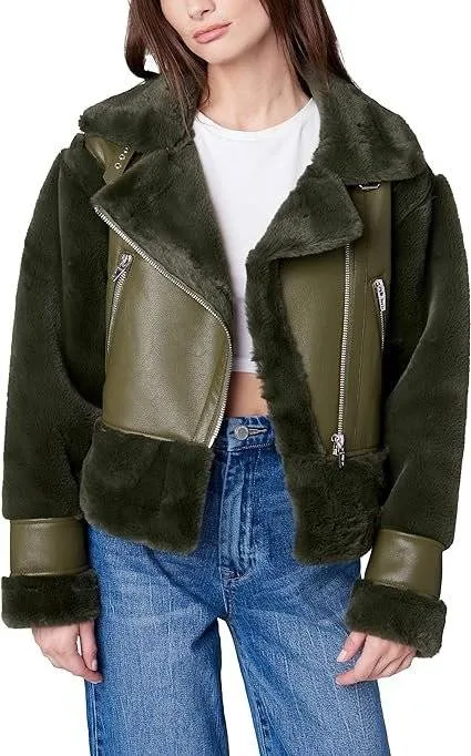 Ladies Leather And Fur Jackets