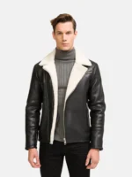 Moto Jacket With Fur Collar 3