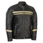 Motorbike Leather Jacket - Front View