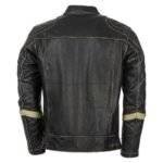 Motorbike Leather Jacket - Back View