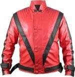 Red Leatherette Jacket