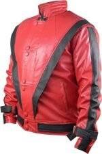 Red Leatherette Jacket