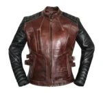 Womens Faux Motorcycle Jacket