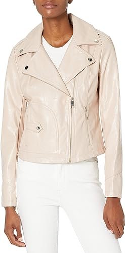 cream leather jacket womens