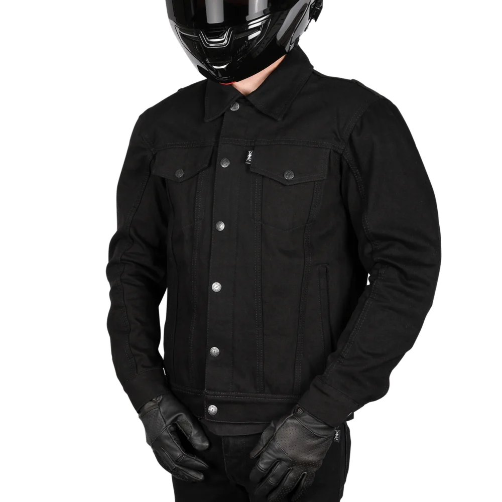 Kevlar motorcycle jacket side view