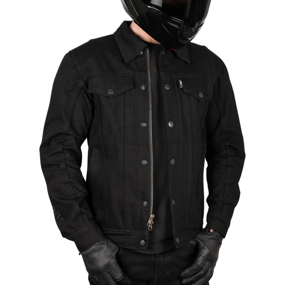 Kevlar motorcycle jacket front view