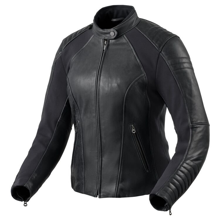 leather biker jacket women