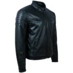 Leather Motorcycle Jacket - Side view