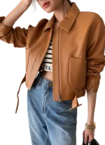 sexy leather jacket