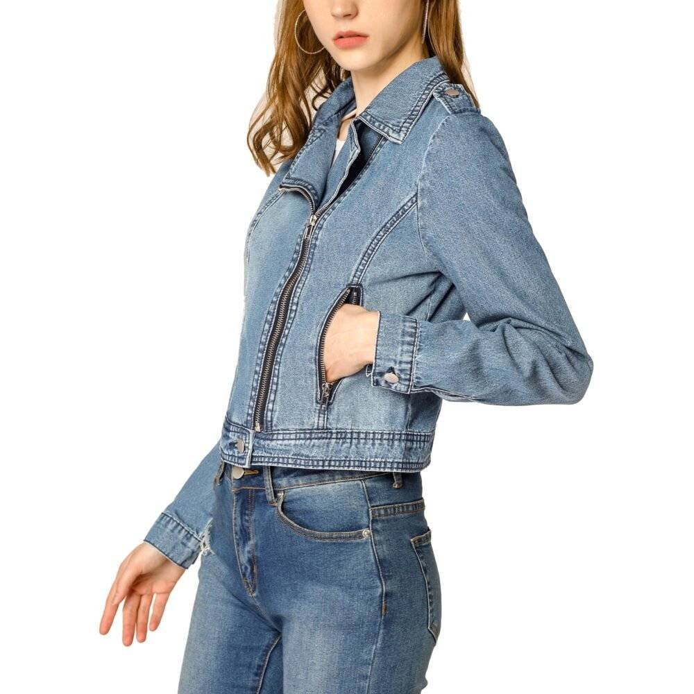 womens denim biker jacket 3