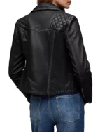 AllSaints Cargo Leather biker Jacket 3