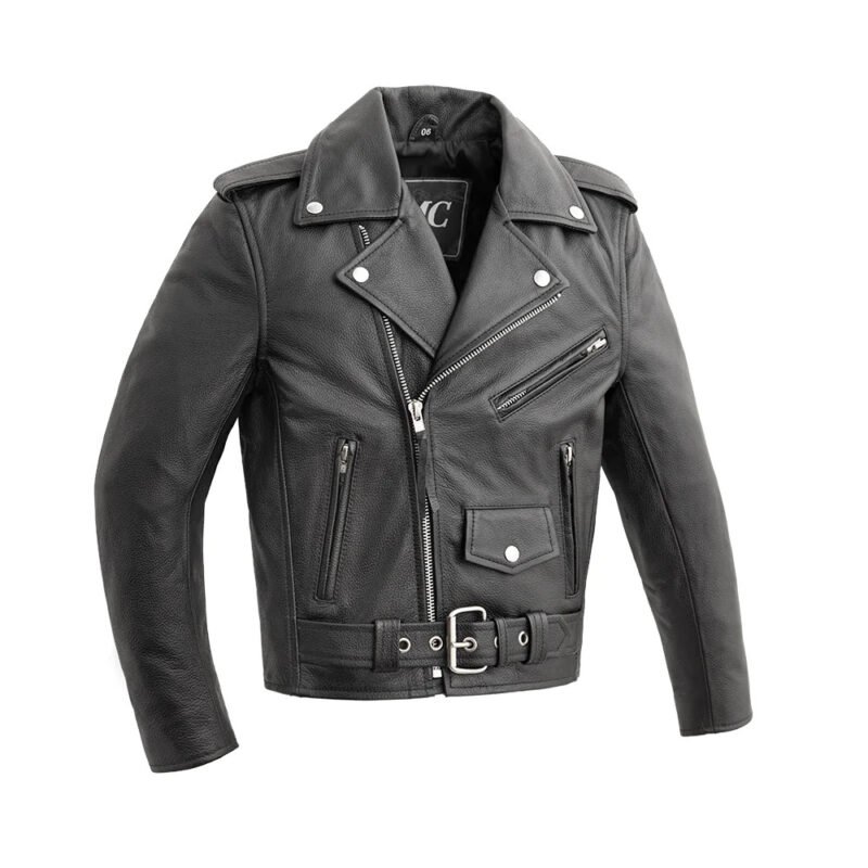 Baby Leather Biker Jacket