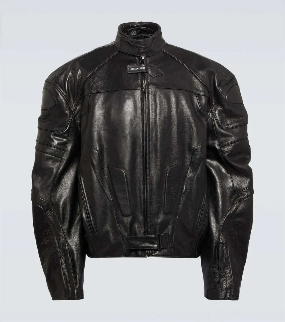 Balenciaga Leather Biker Jacket