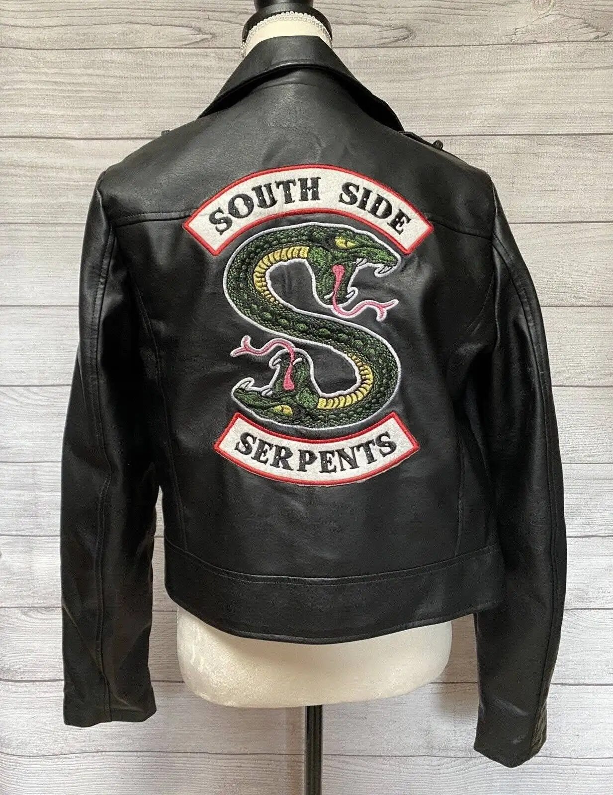 Biker Jacket Riverdale Merch Southside Serpents Jacket Black Men