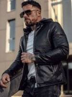 Biker Jacket With Hoodie 3