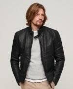 Biker Style Leather Jacket