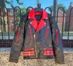 Black And Red Biker Jacket