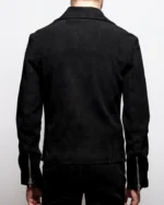 Black Suede Biker Jacket 3