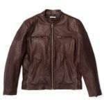 Brown Cafe Racer Jacket