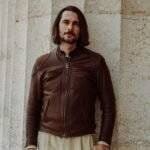 Brown Cafe Racer Jacket 3