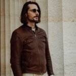 Brown Cafe Racer Jacket 4