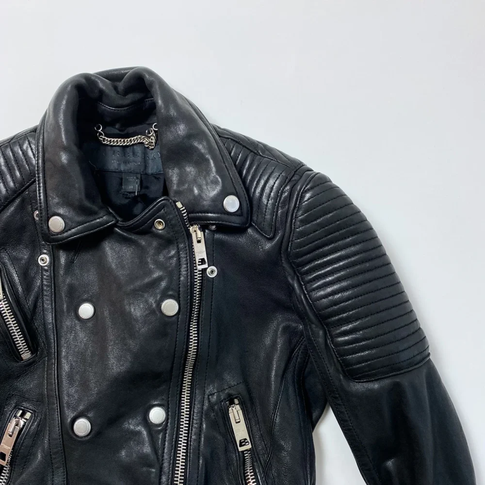 Burberry Leather Biker Jacket 3