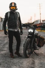 Cafe Racer Jacket With Armor 5