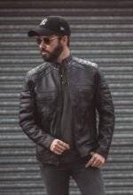 Cafe Racer Leather Jacket