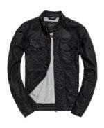 Denim Biker Jacket Mens