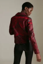 Embroidered Biker Jacket 3