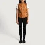 Female Leather Vest