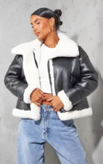 Fur Lined Biker Jacket