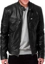 Genuine Leather Motorcycle Jacket