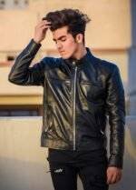 Genuine Leather Motorcycle Jacket 3