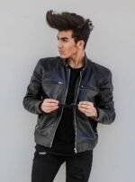 Genuine Leather Motorcycle Jacket 4