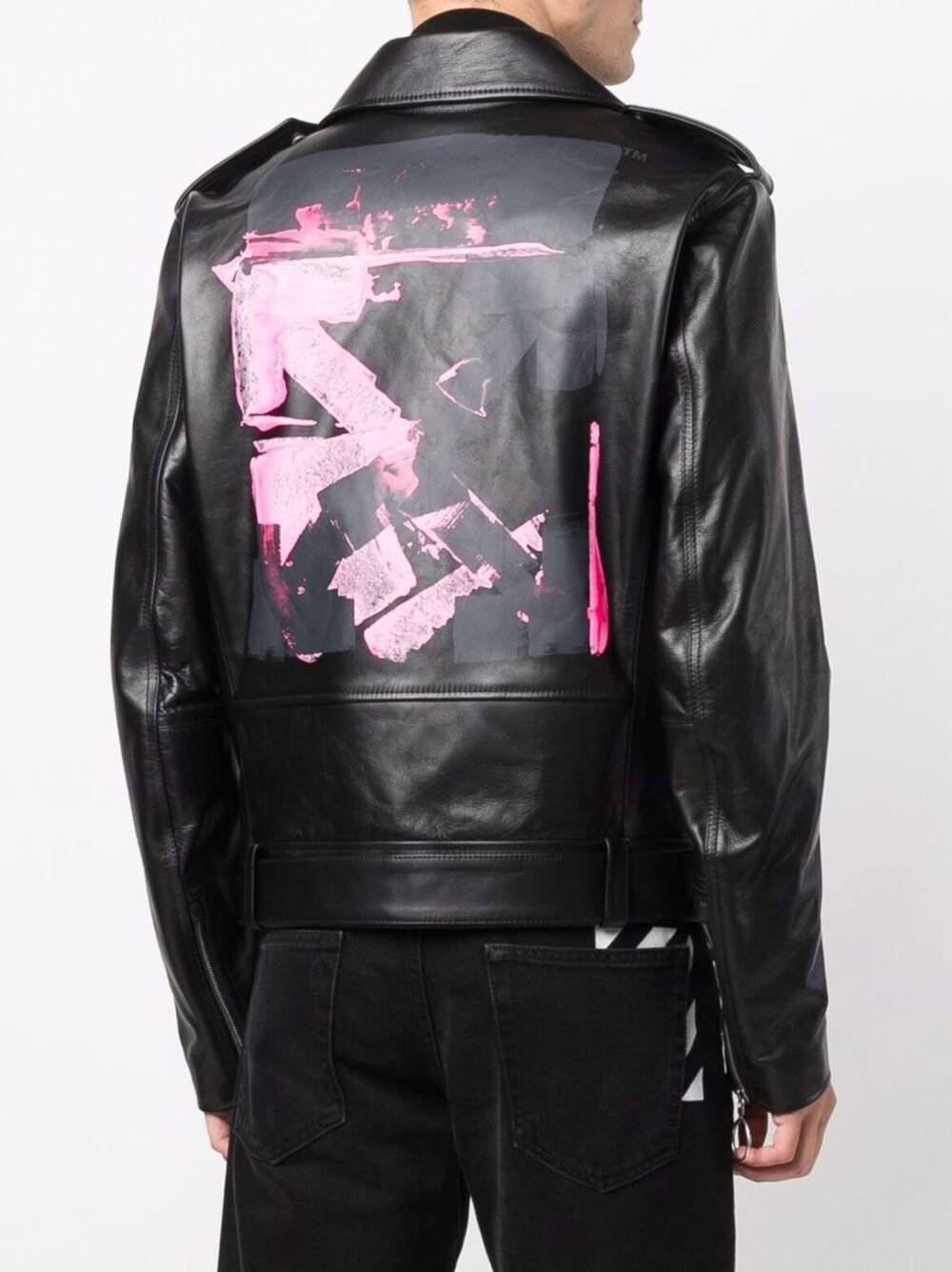 Graphic Biker Jacket 3