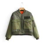 Green Military Jacket Womens