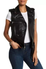 Ladies Leather Vest