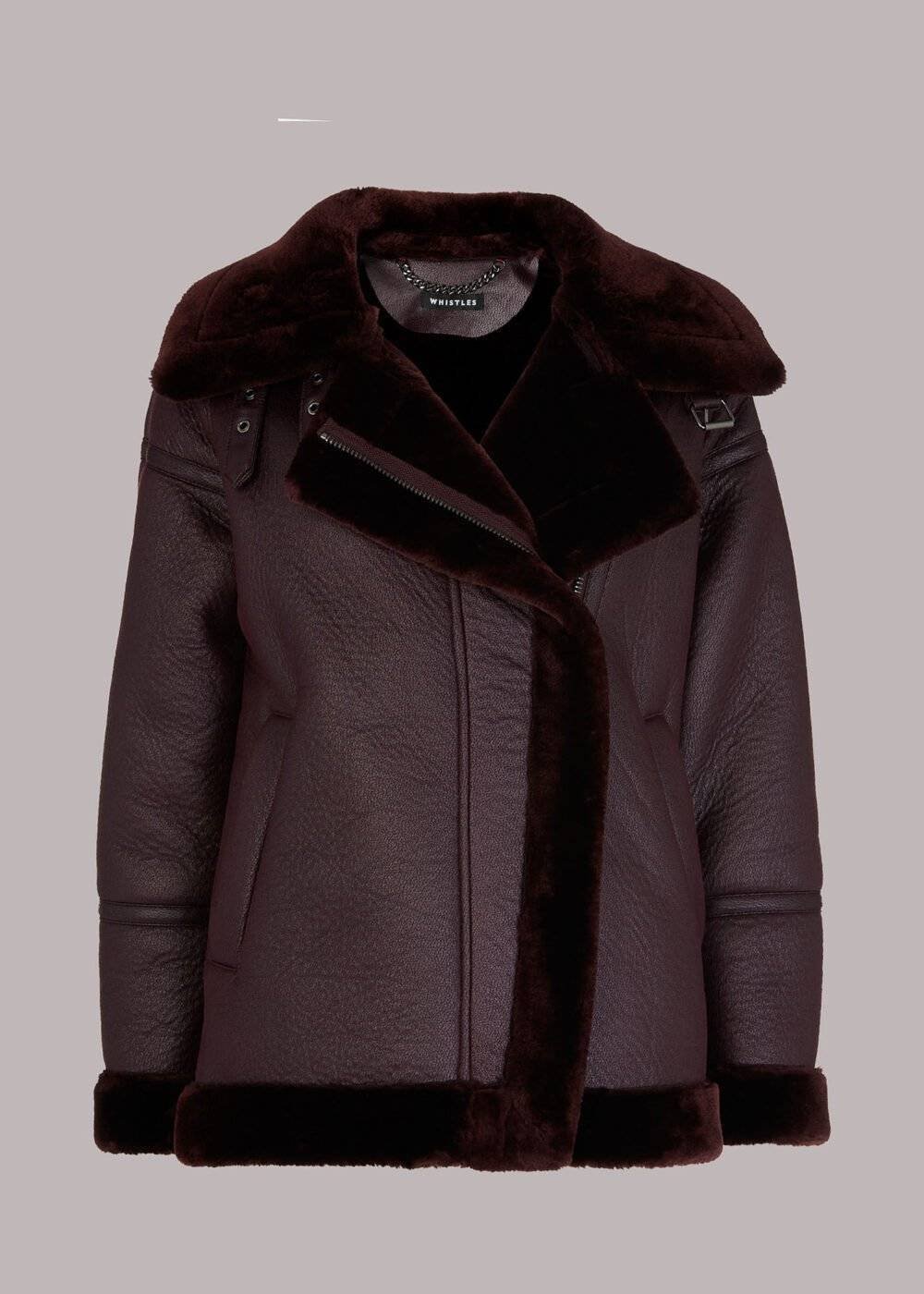 Leather Fur Moto Jacket 3