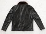 Leather Motorcycle Jacket With Fur 2